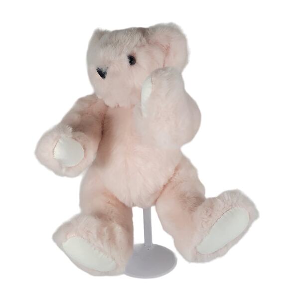 2010 Pink Vermont Teddy Bear 16" Fully Jointed Collectible Plush Stuffed Animal - Picture 7 of 16